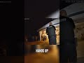 Police Confrontation: Hands Visible, Shots Fired! #shorts