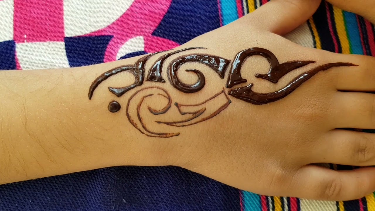 Share 89+ about mehndi design for boy hand tattoo super cool -  .vn