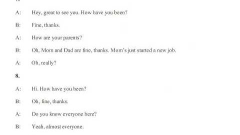 Tiếng Anh giao tiếp Unit 13 Small Talk