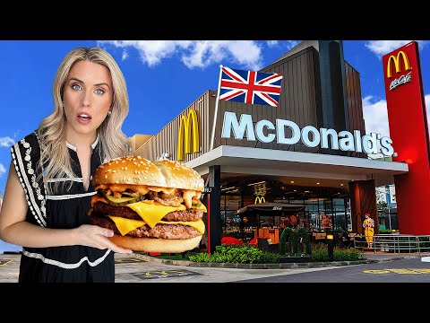 Trying UK McDonald's NEW MENU Was A Shock!