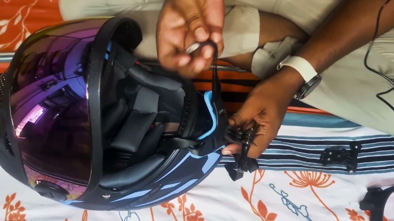 📷 How to Mount Action Camera on Helmet | Steelbird SBH-17 TERMINATOR | Step by Step