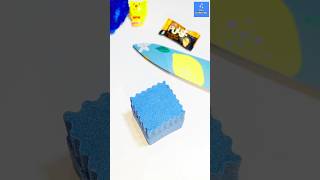 Magic sand cutting ✂️ 🔷🔪Satisfiying sound #shots