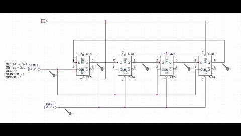 #Ring #Counter using #OrCAD #PSPICE