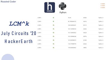 LCM^k | July Circuits 
