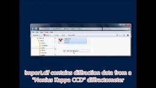 CRYSTALS: routine structure solution and refinement example
