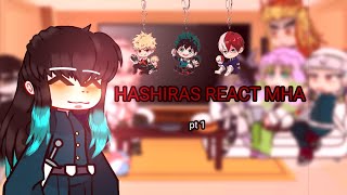 (KNY)Hashira's react MHA (Deku + Bakugou&Todoroki) part 1