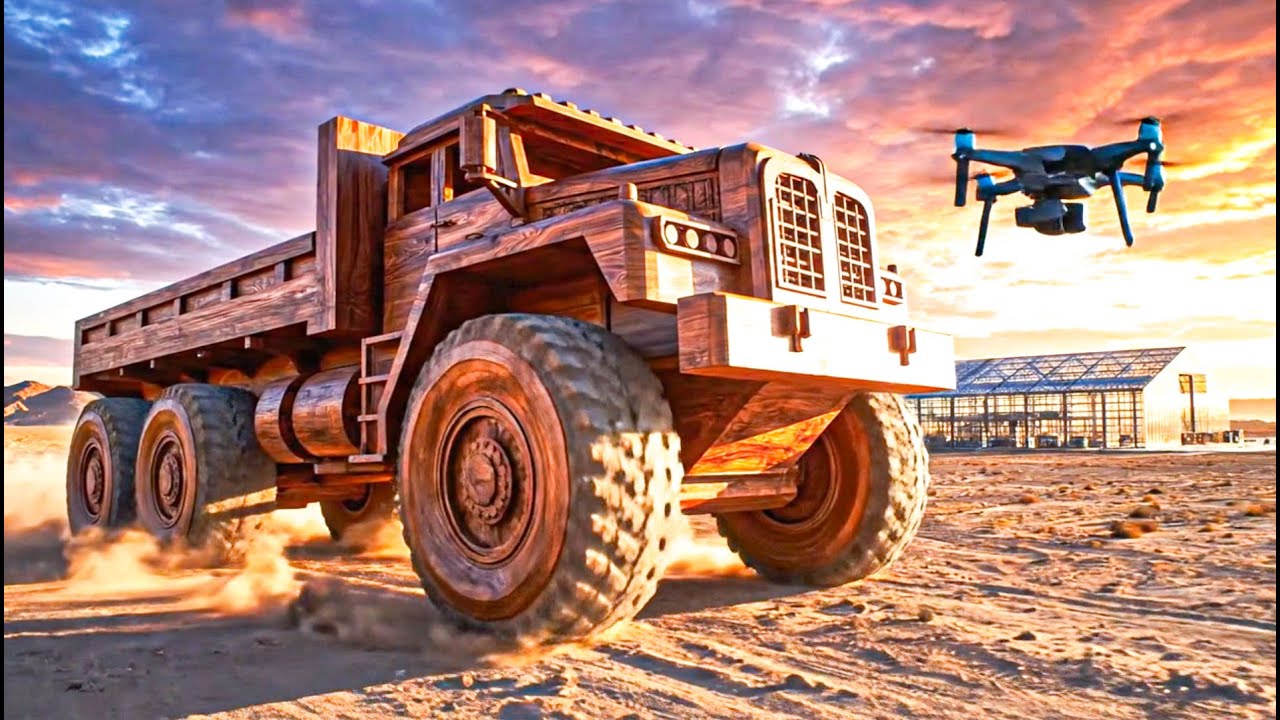 How to make a military truck out of wood