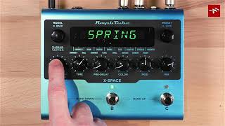 Sound Demos: AmpliTube X-SPACE reverb pedal - part of the AmpliTube X-GEAR guitar pedals line