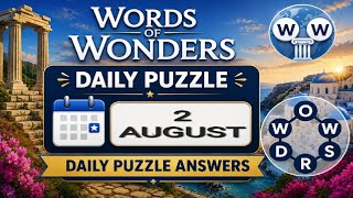 Words of Wonders Daily Puzzle – AUGUST 2, 2026 Answers screenshot 4