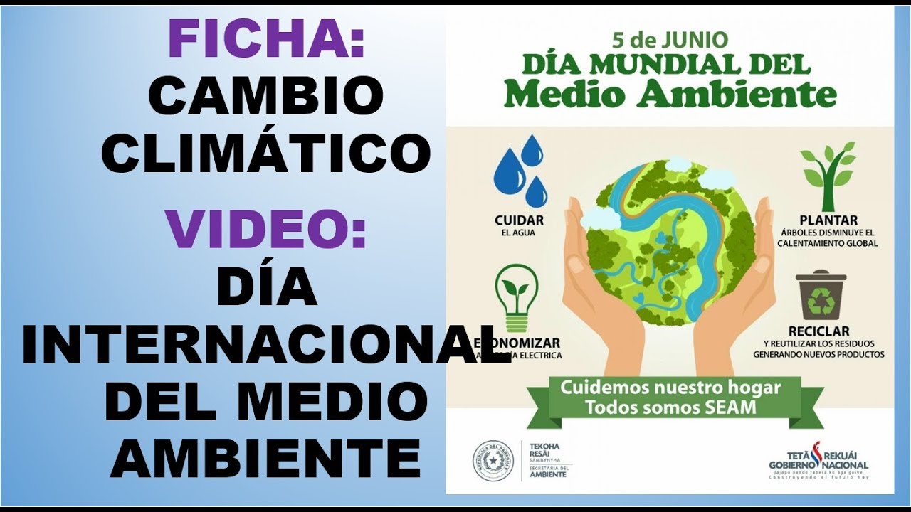 Soy Docente: DÍA INTERNACIONAL DEL MEDIO AMBIENTE, CUIDADO DEL AGUA