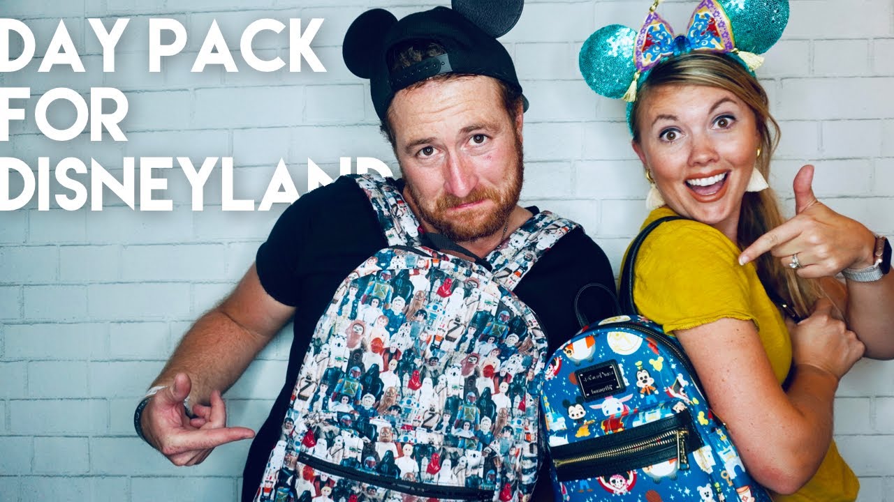 What to bring to Disneyland/Day bag for Disneyland YouTube