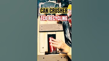 Can Crusher Tool for Eco Recycling Technology
