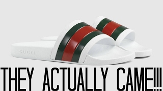 UNBOXING GUCCI FLIP FLOPS