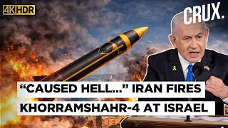Irans Khorramshahr4 penetrates 7 Layers Of Israel Defences Idf Mocks 1ton Warheads Target 4k