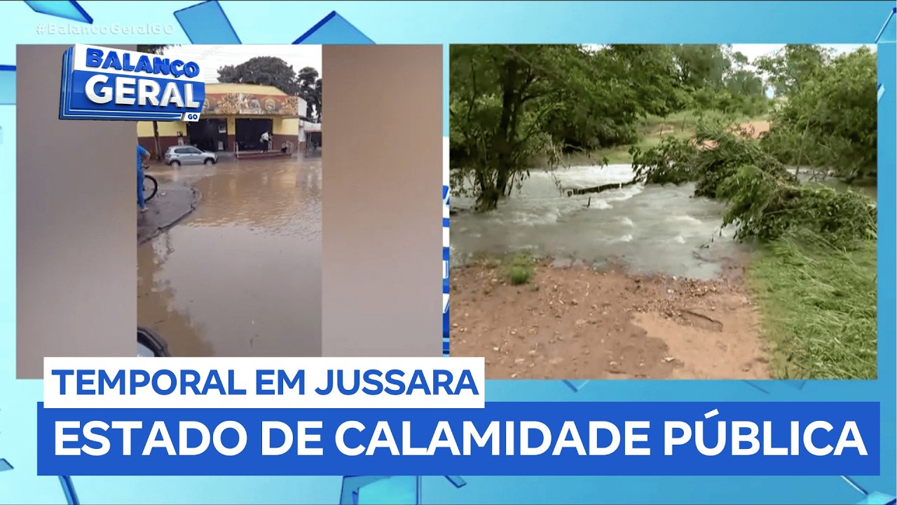 Estado de calamidade em Jussara: 500 famílias ficam desabrigadas devido a fortes chuvas
