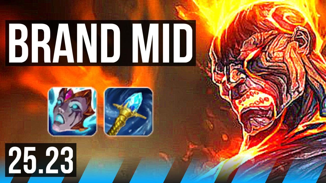 BRAND vs ORIANNA (MID) | 800+ games, 9/2/4 | KR Master | 25.23