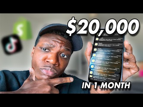 How I Made $20,000 PROFIT In 1 MONTH with DROPSHIPPING