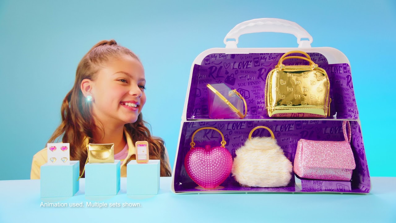 Real Littles Sparkle Handbags and Themed Backpack 20" YouTube