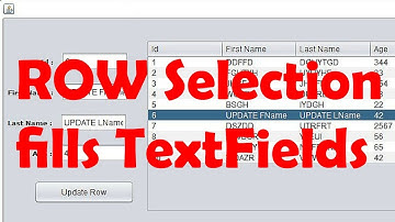 JAva SWING #08 - Get value from JTable and set it to jtextfield in Netbeans Java and Sqlite (mysql)