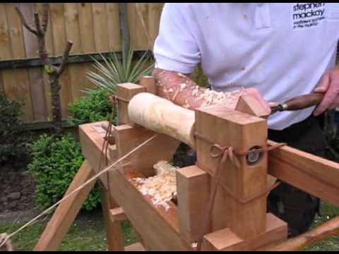 The Pole Lathe - YouTube