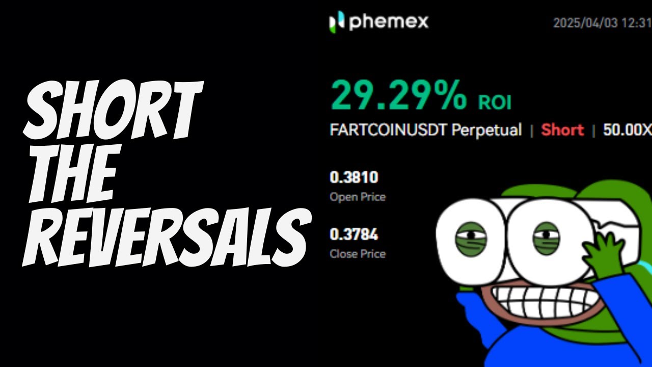 Short Memecoins if the market is bad (A day later)... Short pumps