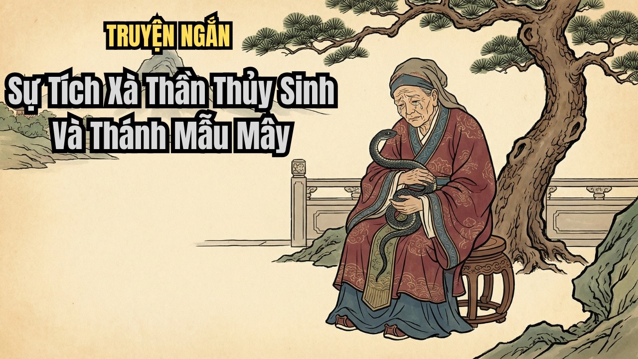 Sự Tích Xà Thần Thủy Sinh Và Thánh Mẫu Mây | Góa Phụ Sinh Ra Rắn Đen Và Cái Kết