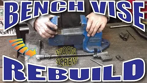 Bench Vise rebuild Stripped Screw