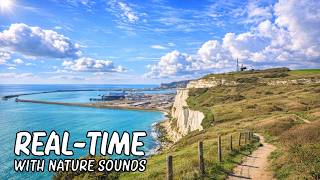 Walk 218 White Cliffs Coastal Walk | Dover to Deal | Real Time &amp; Nature Sounds #WalkingTour #POV