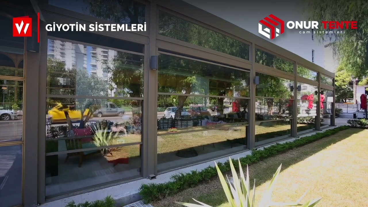Onur Tente Cam ve Pergola Sistemleri - COTILL SERİSİ GİYOTİN SİSTEMLERİ