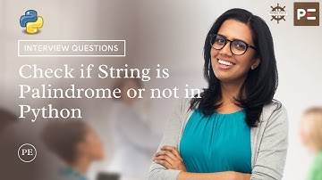 Python Interview Question | Check if String is Palindrome or not in Python | Perfect eLearning