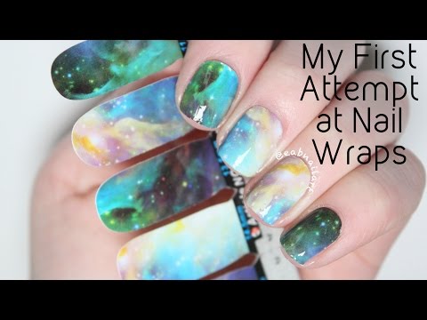 My First Try at Nail Wraps!