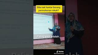 [Stylee APP] Penceramah : ustazah A'aisyah, Tajuk : prosedur permohonan nikah, kursus kahwin WEP