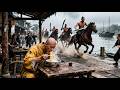 惡霸橫行霸道,殊不知一旁吃麵和尚竟是隱藏的功夫高手!#action #drama #war #kungfu #歷史 #武俠 #功夫