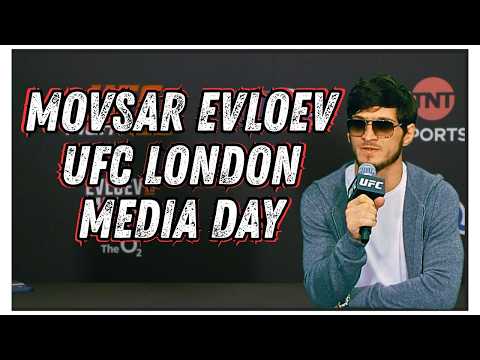 Movsar Evloev Talks Main Event vs Lerone Murphy At UFC London Media Day 👊 #ufc