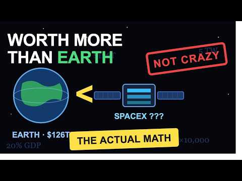 ELON Says SpaceX Will Be Worth More Than Earth. NOT CRAZY. Here's the Actual Math Episode cover