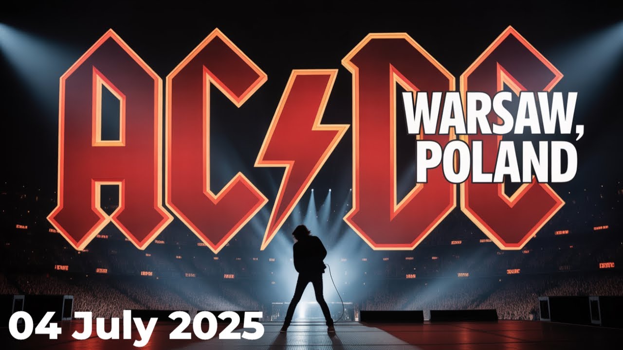 AC/DC Power Up Tour - Opening Act - Warsaw, Poland - 04th July 2025 ...