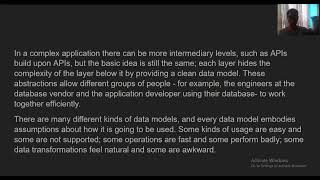 Reading of Chapter 2 Data Models and Query Languages Part - 1