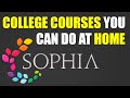 Get Near-Free College Credit from Sophia BEFORE IT'S TOO LATE