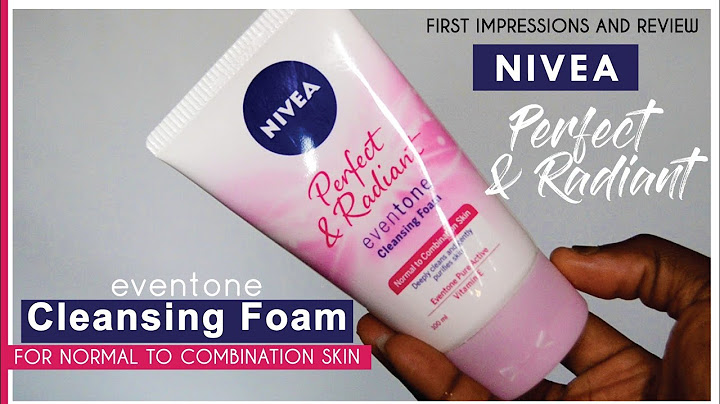 Nivea anti acne facial foam review