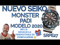 Reloj Seiko PADI Monster SRPE27, Nuevo Modelo 2020 Que me Dieron de Cumpleaños 🎁