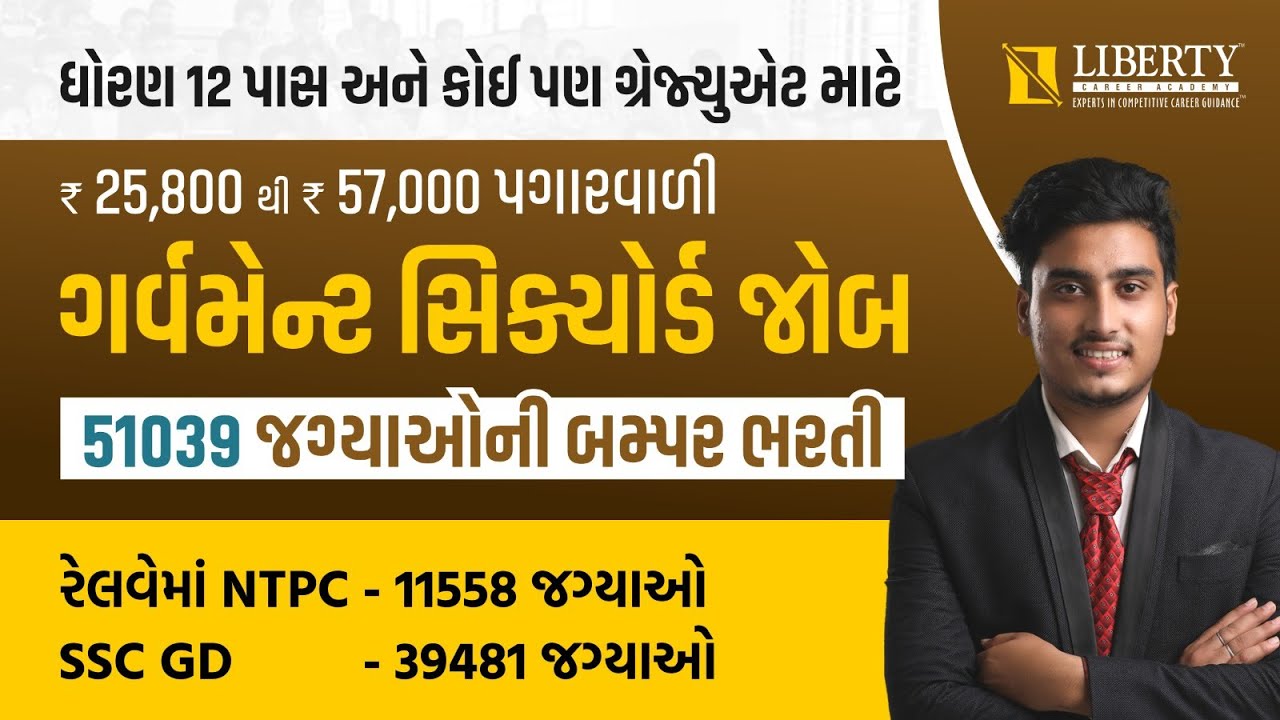 RRB (NTPC) | SSC GD | 51039 Bumper Vacancies | 12th Pass/Graduate @LibertyCareerAcademy #rrb #sscgd