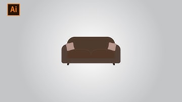 How To illustrat sofa vector design step by step || Adobe illustrator 2020 || Jokmax