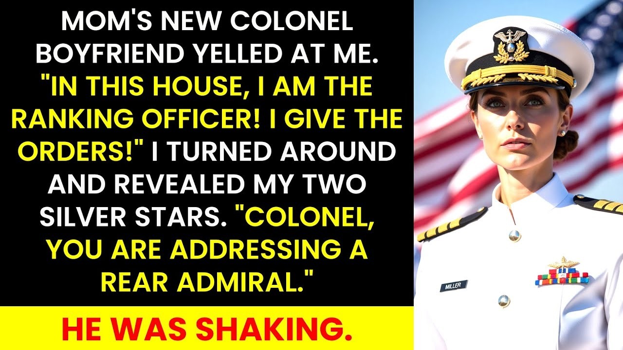 “I Give The Orders Here,” Mom’s Colonel Boyfriend Yelled—Then I Told Him Who I Was