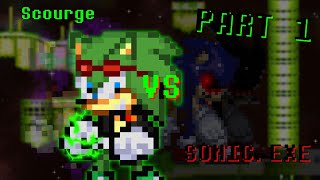 Scourge VS Sonic.EXE (Sprite Animation) Part 1