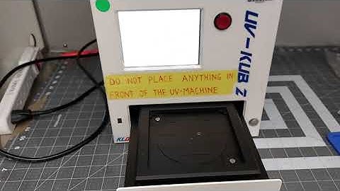 UV KUB 2, a portable photo lithography, mask aligner