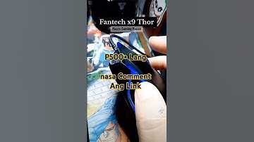 fantech x9 thor macro gaming mouse #gamingmouse
