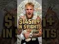 Jake Paul’s Top 5 Highest-Earning Fights (Ranked) #boxing2026 #punchingpower #boxingimpact