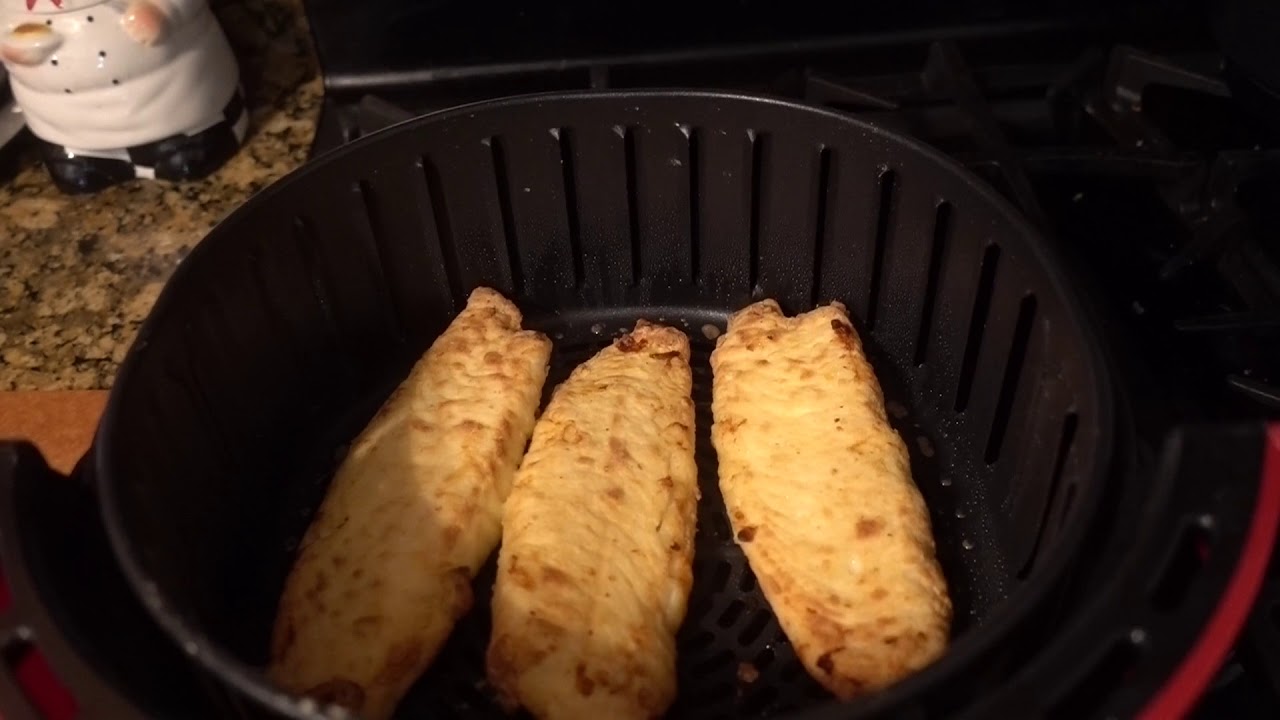 FRIED TILAPIA FISH IN THE COOKS ESSENTIAL AIR FRYER 2017 
