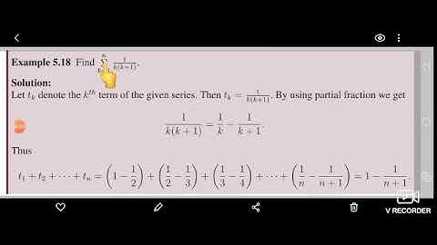 CLASS XI MATHS UNIT 5 Example 5.18