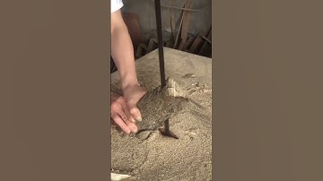 How to-Build remove excess wood with crude iron wire easily separate two wooden planks #shorts